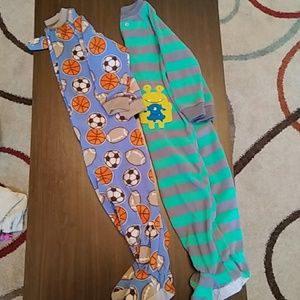 2 footie pajamas